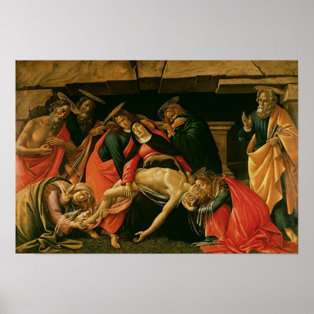 Poster Lamentação do Cristo c.1490 (Frente)