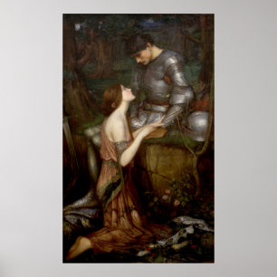 Póster Lamia por John William Waterhouse