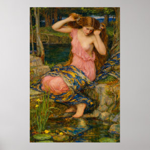 Poster Lamia por John William Waterhouse