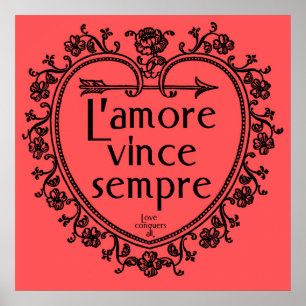 Póster L'amore Vince Sempre - o amor conquista todo o