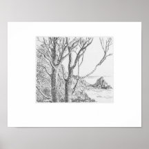 Lamorna Cornwall Impressão, Eleanor M Hughes Re-Ed