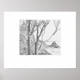 Poster Lamorna Cornwall Impressão, Eleanor M Hughes Reedi