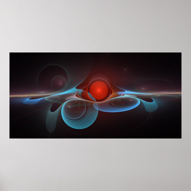 Poster 'Lâmpada Abstrato 155' (Frente)