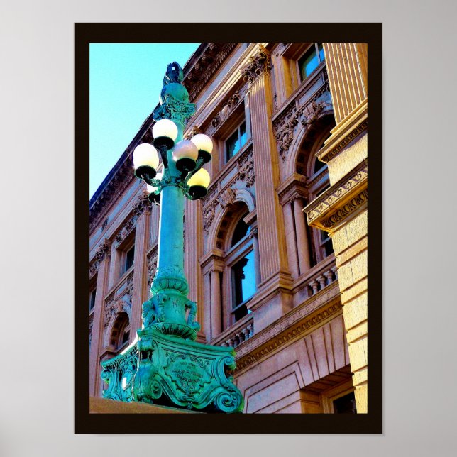 Poster Lâmpada antiga (Frente)