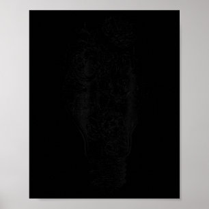 Poster Lâmpada Flor, Paz De Árvore De Energia Para Hippie