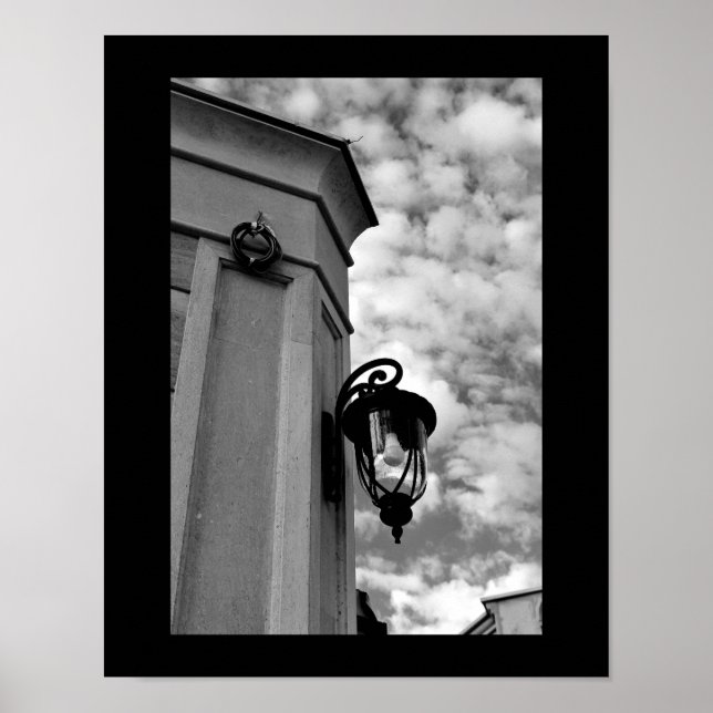 Poster Lâmpada no dia nublado (Frente)