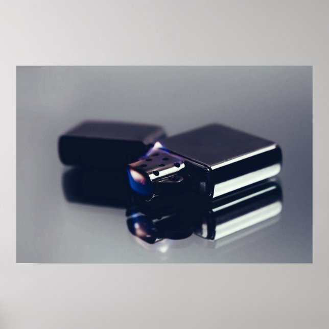 Poster Lâmpada Zippo. Belas artes (Frente)