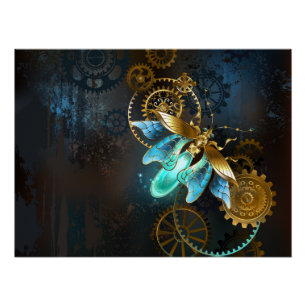 Póster Lampirinha Steampunk
