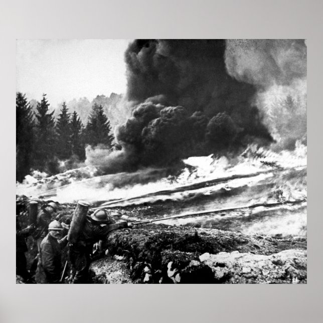 Póster Lança-chamas (Frente)