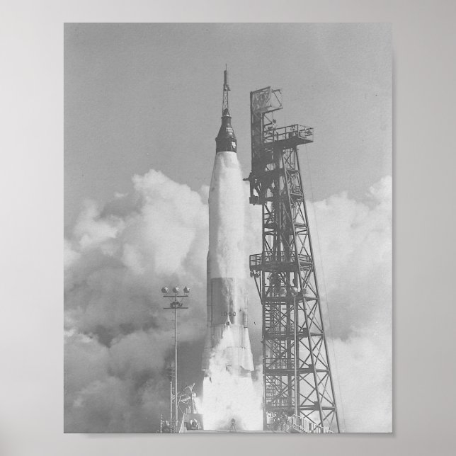 Poster Lançamento da Amizade 7 (Mercury Atlas 6) (Frente)