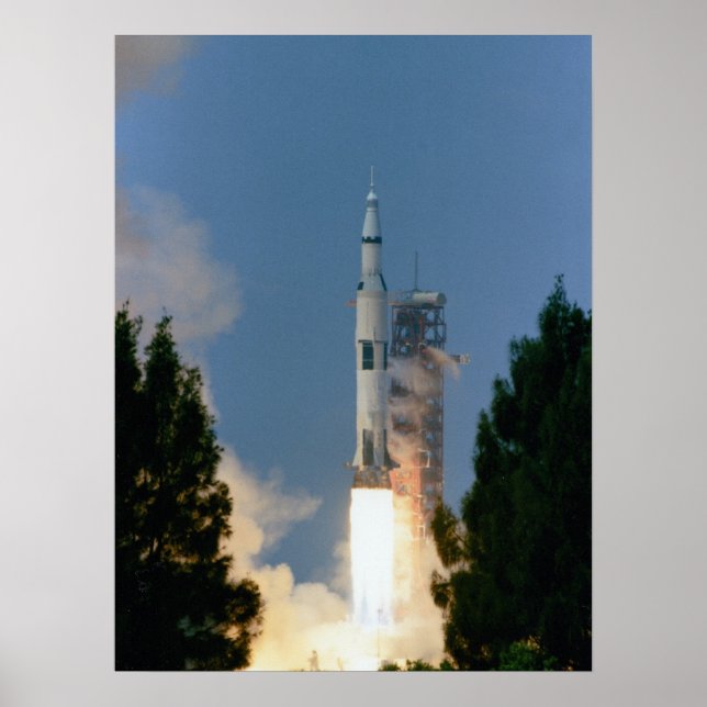 Poster Lançamento da Apollo 16 (Frente)