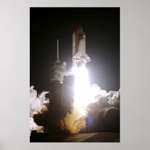 Póster Lançamento da Atlântida espacial (STS-76)
