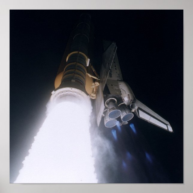 Poster Lançamento da Atlântida espacial (STS-79) (Frente)