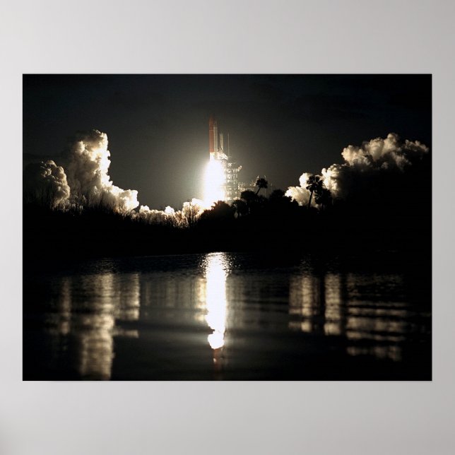 Póster Lançamento da Colúmbia Espacial (STS-61C) (Frente)