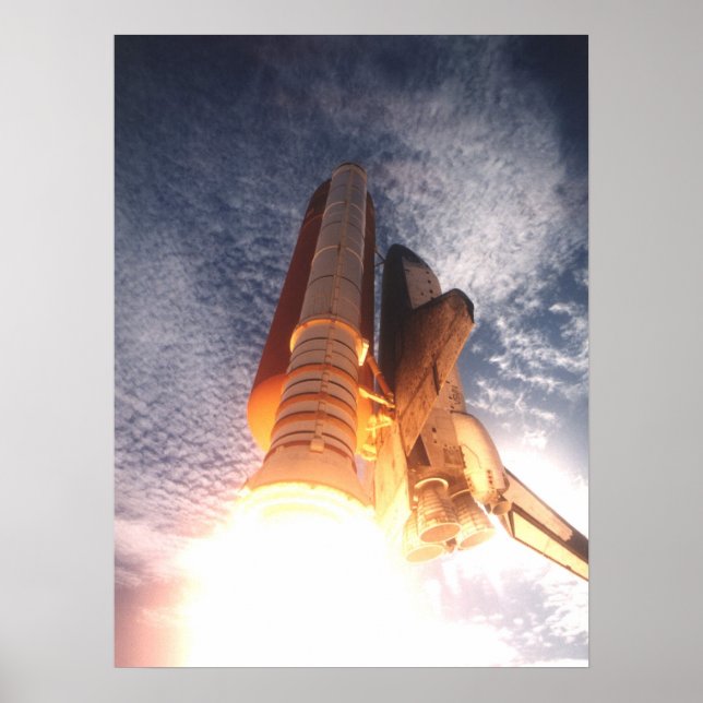 Póster Lançamento da Colúmbia Espacial (STS-73) (Frente)