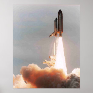 Póster Lançamento da Colúmbia Espacial (STS-75)