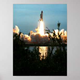 Poster Lançamento da Colúmbia Espacial (STS-87)