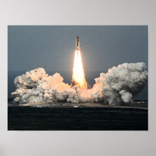 Poster Lançamento da Colúmbia Espacial (STS-87)