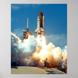 Poster Lançamento da Colúmbia Espacial (STS-90)