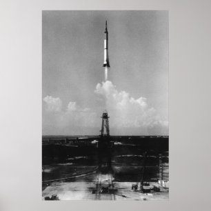 Póster Lançamento da Liberdade 7 (Mercury Redstone 3)