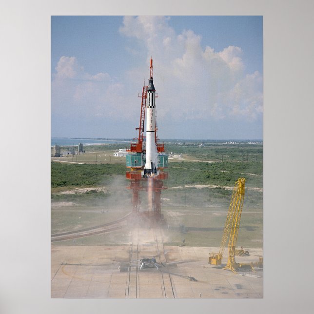 Poster Lançamento da Liberdade 7 (Mercury Redstone 3) (Frente)