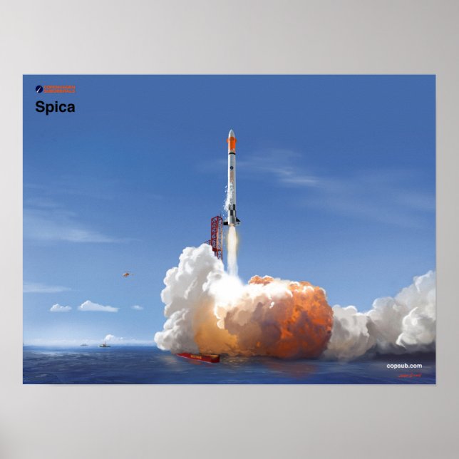 Póster Lançamento da Spica (Frente)