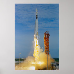 Póster Lançamento de Veículo Alvo Agena para Gemini 11