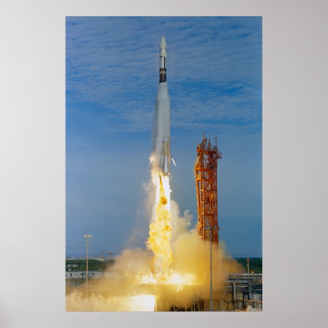 Póster Lançamento de Veículo Alvo Agena para Gemini 11 (Frente)
