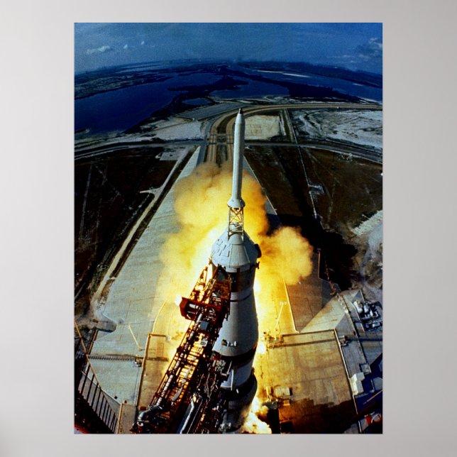 Póster Lançamento do Apollo 11 (Frente)