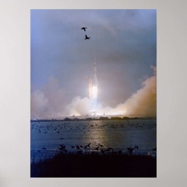 Póster Lançamento do Apollo 12 (Frente)