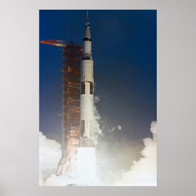 Póster Lançamento do Apollo 12 (Frente)