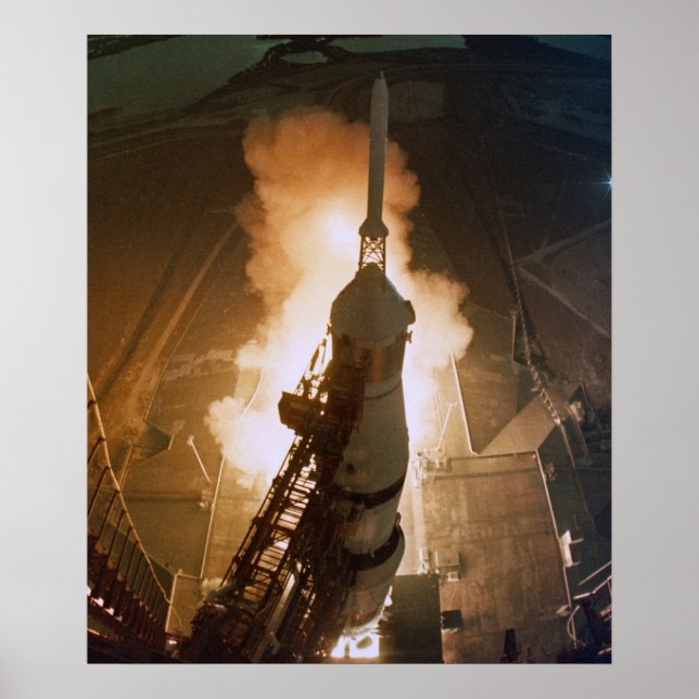 Póster Lançamento do Apollo 14 (Frente)