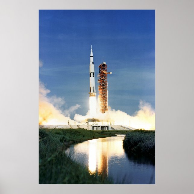 Póster Lançamento do Apollo 15 (Frente)