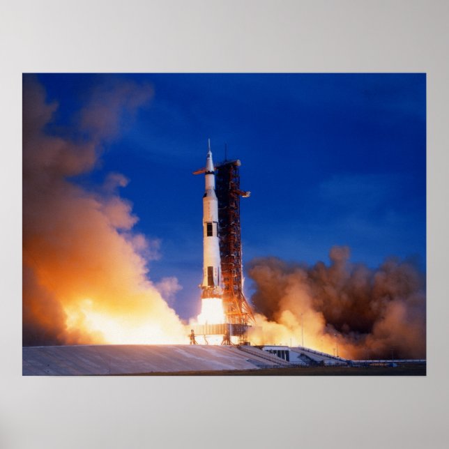 Póster Lançamento do Apollo 15 (Frente)