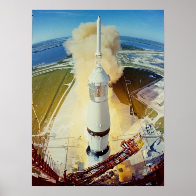 Poster Lançamento do Apollo 15 (Frente)
