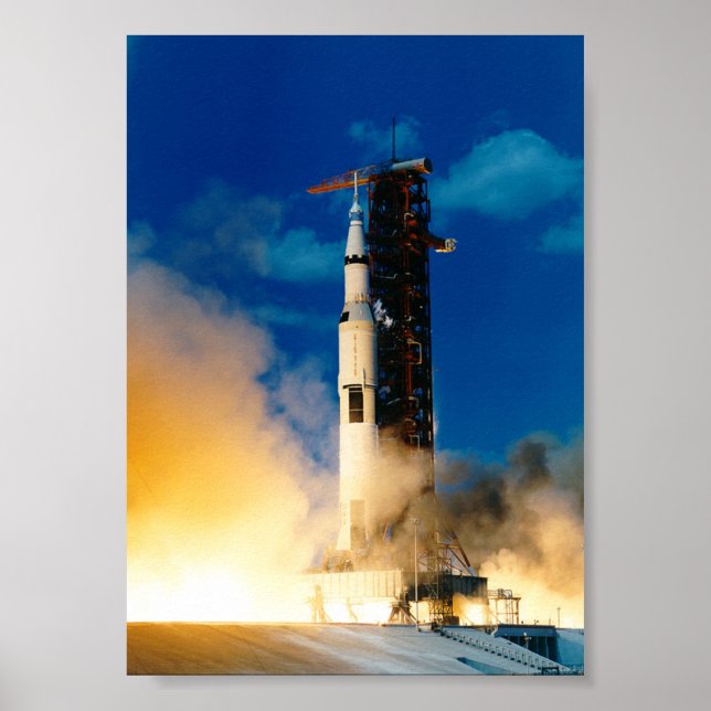 Póster Lançamento do Apollo 16 (Frente)