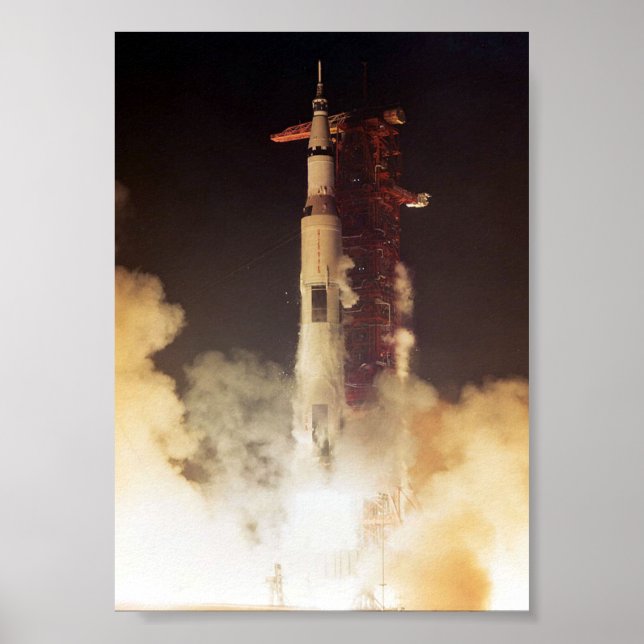Poster Lançamento do Apollo 17 (Frente)