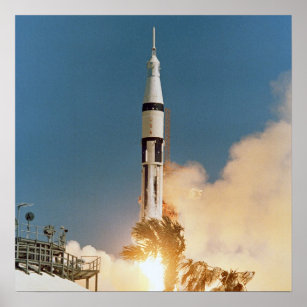 Póster Lançamento do Apollo 7