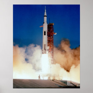 Póster Lançamento do Apollo 8