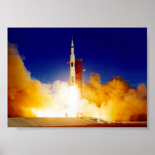 Póster Lançamento do Apollo 8