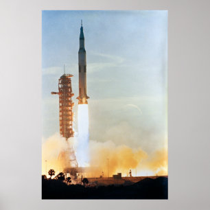 Poster Lançamento do Apollo 8