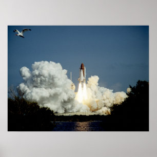 Póster Lançamento do Endeavor do Ônibus Espacial (STS-47)