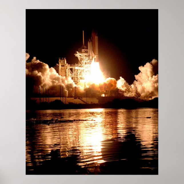 Póster Lançamento do Endeavor do Ônibus Espacial (STS-88) (Frente)