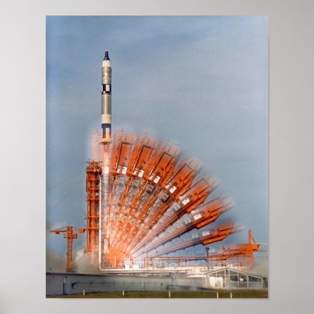 Poster Lançamento do Gemini 10 (Frente)