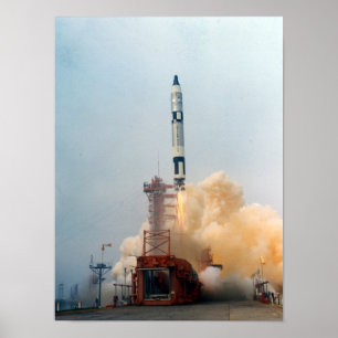 Póster Lançamento do Gemini 7
