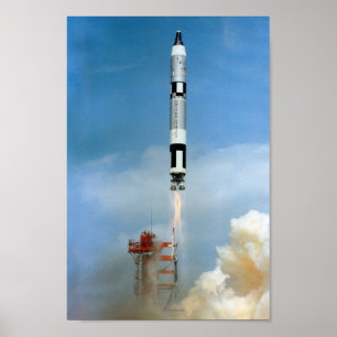 Poster Lançamento do Gemini 8