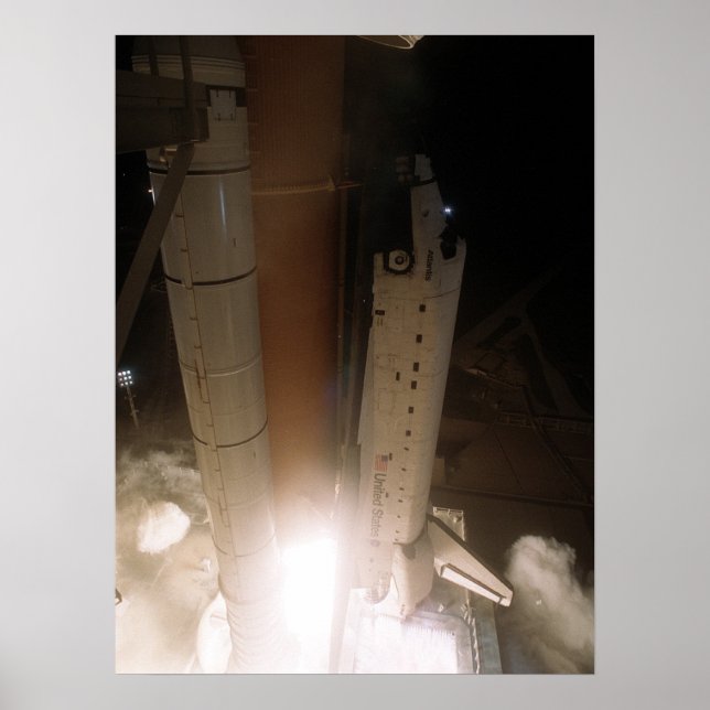 Póster Lançamento do Shuttle Atlantis (STS-104) (Frente)