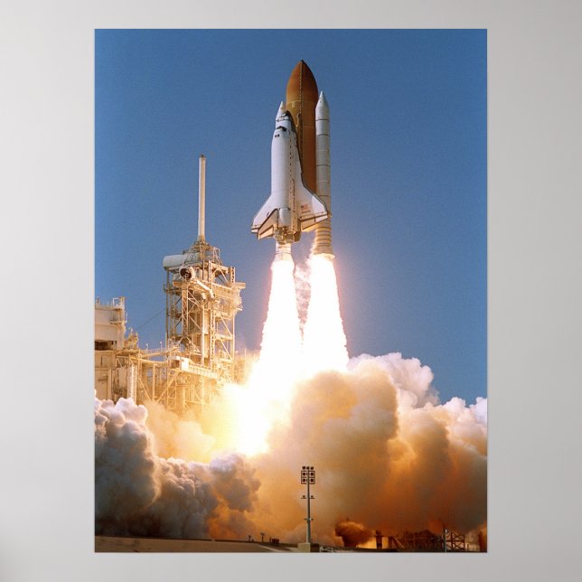 Póster Lançamento do Shuttle Atlantis (STS-112) (Frente)