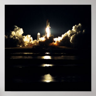 Póster Lançamento do vaivém espacial Atlantis (STS-86)