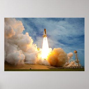 Poster Lançamento final da missão do vaivém espacial